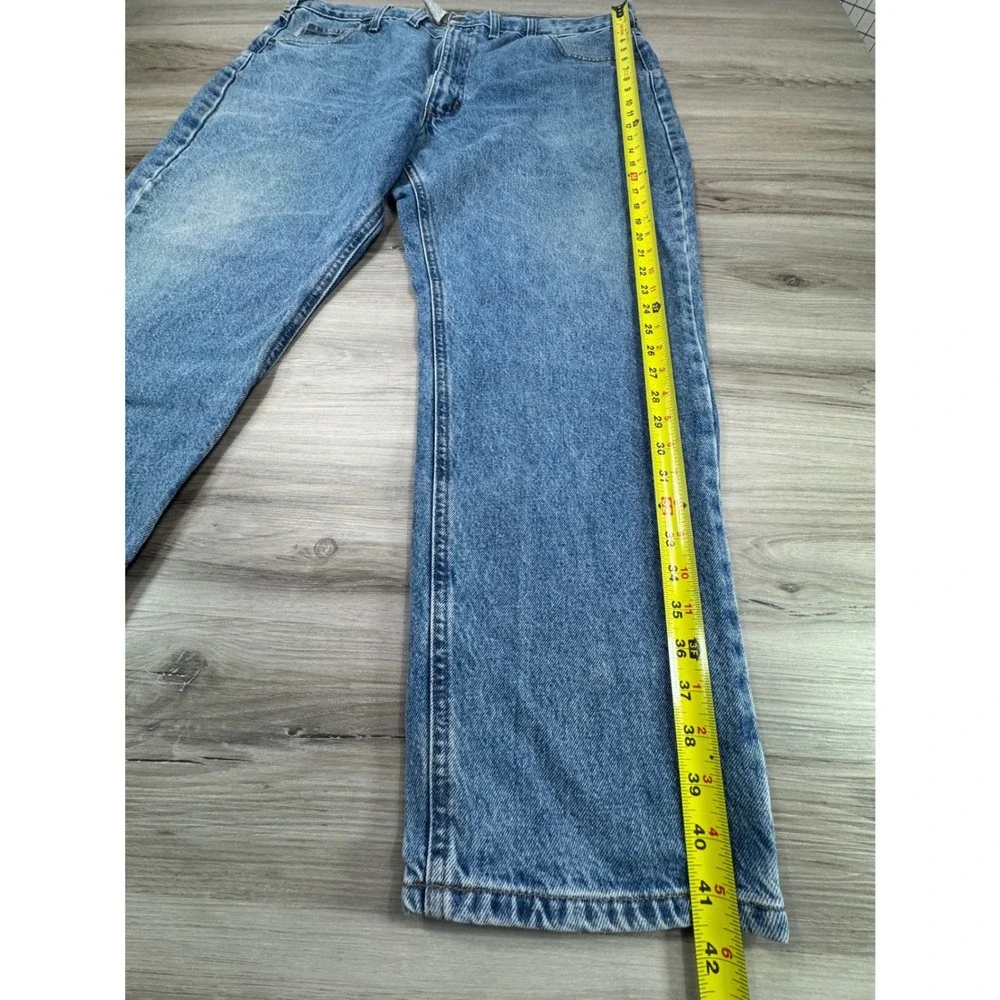 Carhartt B18 STW Traditional Fit Mens Jeans 44x30 Blue Stonewash Straight‎ Leg